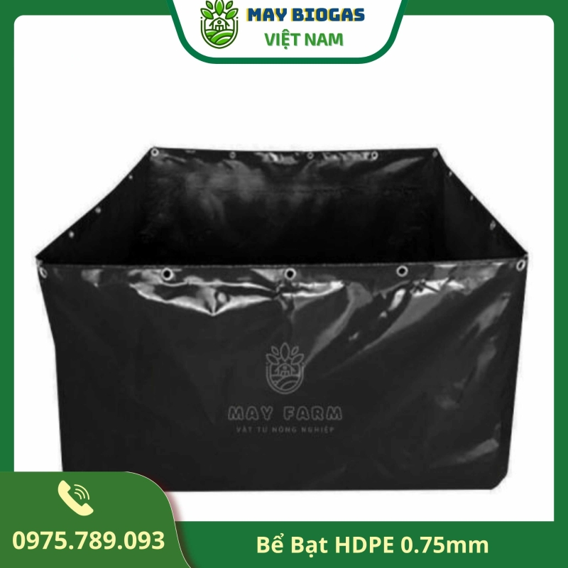 Bể Bạt HDPE 0.75mm Nuôi Cá, Tôm, Ốc, Ếch