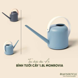 Bình tưới cây vòi dài MONROVIA 1,8 lít, tháo lắp dễ dàng, tiện lợi, tiêu chuẩn Châu Âu